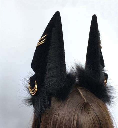 headband wolf ears|wolf ears tail and headband.